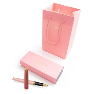 Waterman Hémisphère Color-Block Pink GT tušinukas su dangteliu su maišeliu