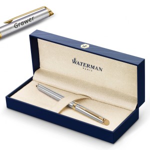 Waterman Hémisphère Steel GT rašiklis su graviūra