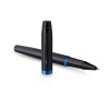 Parker Im Vibrant Rings Marine Blue tušinukų rinkinys dėžutėje su dovanų maišeliu