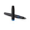 Parker Im Vibrant Rings Marine Blue tušinukų rinkinys dėžutėje su dovanų maišeliu