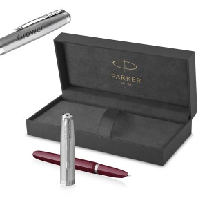 Parker 51 Burgundy CT (F) plunksnakotis su graviravimu Parker 51 Burgundy CT (F) plunksnakotis su graviravimu