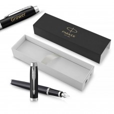 Parker IM Matte Black CT (M) Plunksnakotis su graviravimu Parker IM Matte Black CT (M) Plunksnakotis su graviravimu