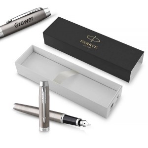 Parker IM Essential Stainless Steel CT (F) rašiklis su graviravimu Parker IM Essential Stainless Steel CT (F) rašiklis su graviravimu