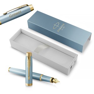 Parker IM Rituals Turquise Green (F) Plunksnakotis su graviravimu