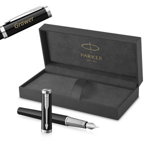 Parker Ingenuity juodos spalvos rašiklis CT su graviravimu