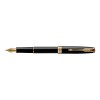 Parker Sonnet Black Lacquer GT plunksnakotis (M)