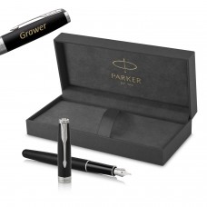 Parker Sonnet Matte Black CT (F) Plunksnakotis su graviravimu