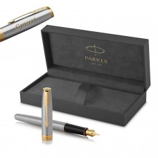 Parker Sonnet Stainless Steel GT (M) plunksnakotis su graviravimu