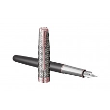 Plunksnakotis Parker Sonnet Premium Metal & Grey PGT (F) 18K - 2119788