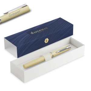 Waterman Allure Pastel Yellow (F) plunksnakotis su graviravimu Waterman Allure Pastel Yellow (F) plunksnakotis su graviravimu