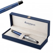 Waterman Expert Deluxe Metallic Blue CT (F) plunksnakotis - 2187650 su graviravimu Waterman Expert Deluxe Metallic Blue CT (F) plunksnakotis - 2187650 su graviravimu