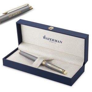 Waterman Hémisphère Stone Grey GT (M) plunksnakotis - 2217944 su graviravimu