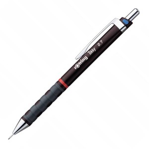 Rotring Tikky III Cc automatinis pieštukas 0,7 kaštoninės spalvos - 1904692