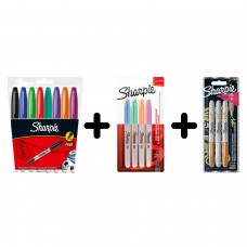 Sharpie Fine Metallic Pastel Marker rinkinys 15 vnt. Sharpie Fine Metallic Pastel Marker rinkinys 15 vnt.