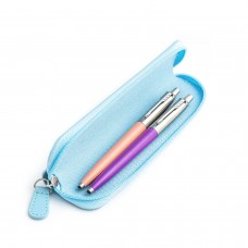 Parker Jotter Originals Powder Pink ir Purple Tušinukų dovanų rinkinys su mėlynu dėklu Parker Jotter Originals Powder Pink ir Purple Tušinukų dovanų rinkinys su mėlynu dėklu