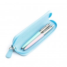 Parker Jotter Originals Pink and Mint tušinukų dovanų rinkinys su mėlynu dėklu