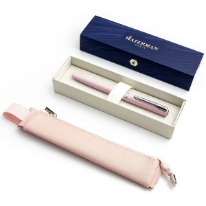 Waterman Allure Pastel Pink Tušinuko rinkinys su rausvu dėklu