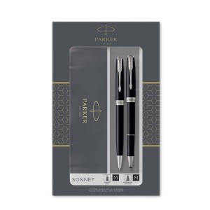 Tušinukų rinkinys Parker Sonnet Black CT - 2093259