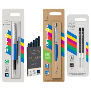 Parker Rinkinys: Plunksnakotis + Kapsulės + Tušinukas + Tušinuko papildymai 2096858+1950385+2076052+2136231
