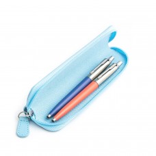 Parker Jotter Originals Blue ir Coral tušinukų dovanų rinkinys su mėlynu dėklu