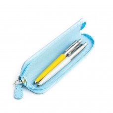 Parker Jotter Originals Yellow ir Pearl rašiklių dovanų rinkinys su mėlynu dėklu