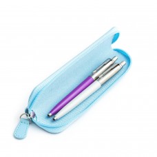 Parker Jotter Originals Purple ir Pearl Grey Tušinukų dovanų rinkinys su mėlynu dėklu