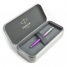 Parker Jotter Originals Purple dovanų rinkinys – Tušinukas metalinėje dovanų dėžutėje