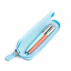 Parker Jotter Originals Mint ir Coral Tušinukų dovanų rinkinys su mėlynu dėklu