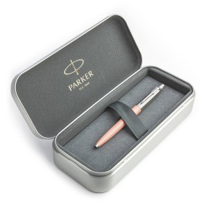 Parker Jotter Originals Pastel Pink Tušinuko dovanų rinkinys metalinėje dėžutėje Parker Jotter Originals Pastel Pink Tušinuko dovanų rinkinys metalinėje dėžutėje