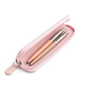 Parker Jotter Originals Powder Pink ir Beige Tušinukų dovanų rinkinys su rožiniu dėklu
