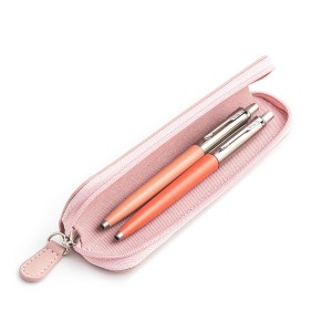 Parker Jotter Originals Powder Pink ir Coral Tušinukų dovanų rinkinys su rožiniu dėklu