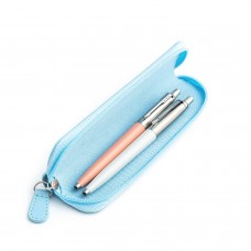 Parker Jotter Originals Powder Pink ir Pearl Tušinukų dovanų rinkinys su mėlynu dėklu
