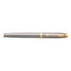 Parker IM Brushed Metal GT tušinukų rinkinys pilkoje dėžutėje su juostele ir dovanų maišeliu Parker IM Brushed Metal GT tušinukų rinkinys pilkoje dėžutėje su juostele ir dovanų maišeliu