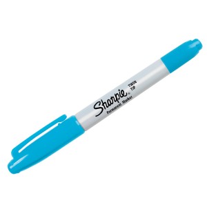 Sharpie Twin Tip šviesiai mėlynas markeris 1 vnt.