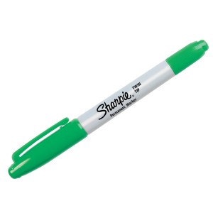 Sharpie Twin Tip  žalias markeris1 vnt.