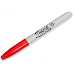 Markeris Sharpie Fine Red - S0810940