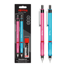 Automatinis pieštukas Rotring Visuclick DUO 0.5mm mėlyna ir rožinė