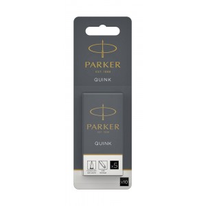 Rašalo kapsulės Parker Quink juoda. 10 vnt - 1950206