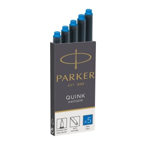 Rašalo kapsulės Parker Standard 5 vnt MĖLYNA - 1950383