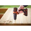Black Decker BDCHD18K-QW smūginis gręžtuvas ir gręžtuvas su akumuliatoriumi, įkrovikliu ir dėklu