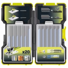 Ryobi staklių peiliukų rinkinys (20 vnt.)