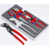 Replės su putplasčio įdėklu 4 dalių rinkinys Knipex 002001V15