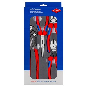 Replės su putplasčio įdėklu 4 dalių rinkinys Knipex 002001V15