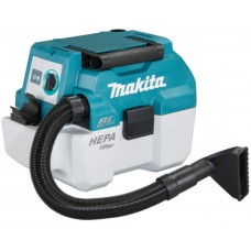 Makita DVC750LZX1 7,5 l 18 V Li-Ion akumuliatorinis nešiojamasis šlapio ir sauso valymo siurblys