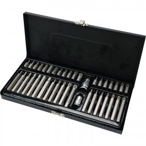HEX, TORX, SPLINE antgaliai 40vnt. Yato YT-0400