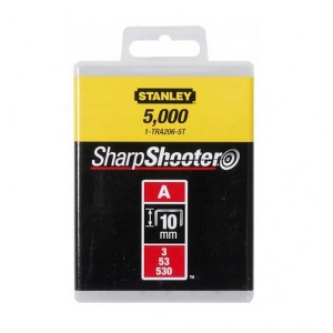Segtukai 10 mm A tipo 5000 vnt Stanley 1-TRA206-5T Segtukai 10 mm A tipo 5000 vnt Stanley 1-TRA206-5T