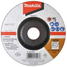 Metalo šlifavimo diskas 125x6mm Inox Makita A-80656
