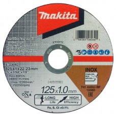 Labai smulkus pjovimo diskas 125x1x22 mm Inox Makita E-03040