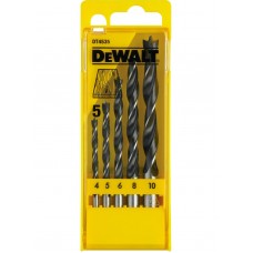 Medienos sukimo gręžimo rinkinys 4-10mm 5 vnt. DeWalt DT4535-QZ