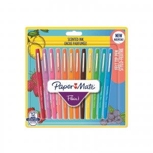 Kvepiančių rašiklių rinkinys piešimui PaperMate Flair Scented 12 (0,7mm) - 2138467